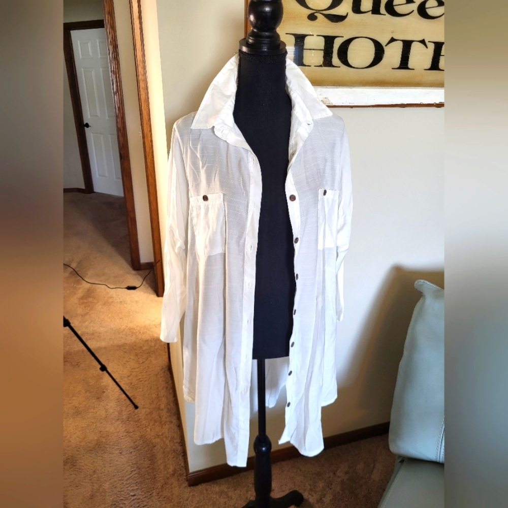 Oversized Beach Cover Up Size: L